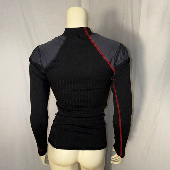Craft Pro Warm Base Layer Top Women’s Small – Black Gray Thermal Long Sleeve Com - Picture 8 of 13